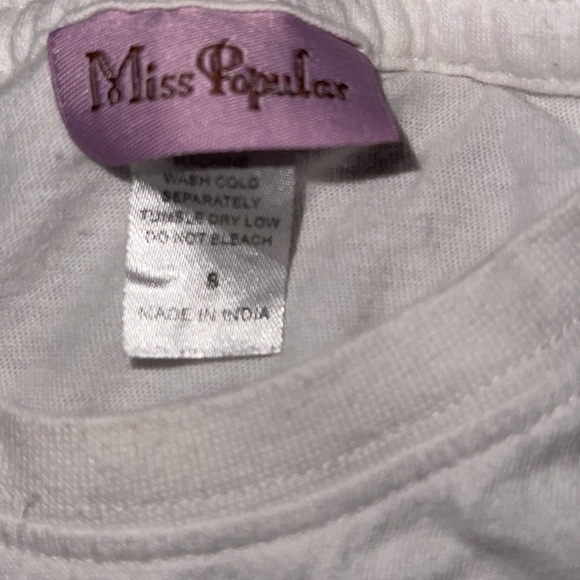 Flip Sequin “LOVE” “Mercer” t shirt small - Picture 4 of 4